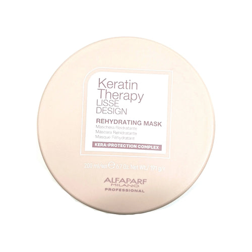 Alfaparf Keratin Therapy Rehydrating Mask 200 ml – Mascarilla Hidratante para Cabello con Keratina