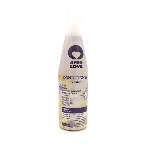 Afro Love Acondicionador Crema Hidratante | con Miel, Karité, Aceite de Aguacate, Aceite de Oliva | 290 ml