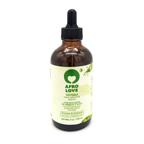 Afro Love Gotero Fortificante de Raíz y Hebras | con Proteínas de Guisantes | Ayuda a Prevenir el Quiebre 120 ml