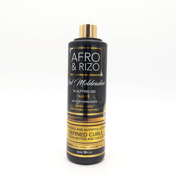 Afro & Rizo Gel Moldeador Rizos Definidos Acción Hidratante y Nutritiva | con Cacao y Karité |