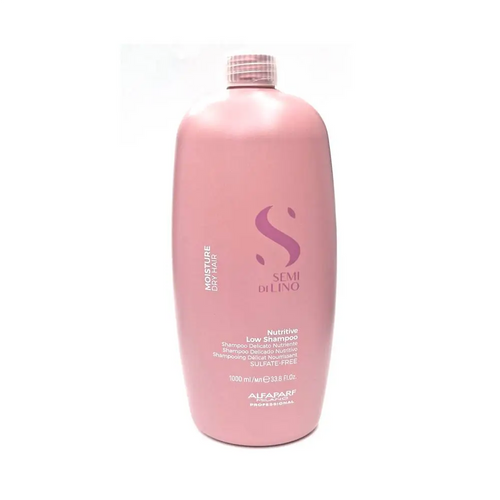 Alfaparf Milano Semi di Lino Champú Delicado Nutritivo sin Sulfatos para Cabello Seco