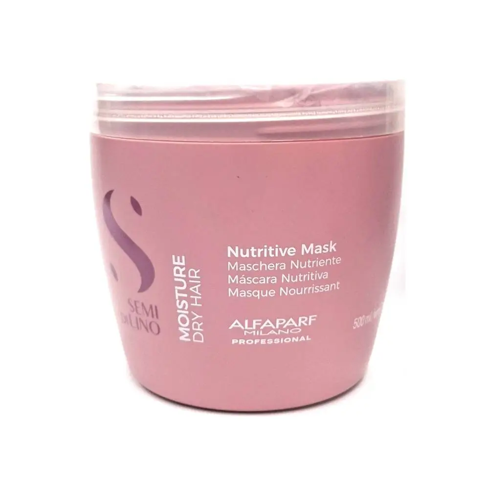 Alfaparf Milano Semi di Lino Moisture Mascarilla Nutritiva para Cabello Seco