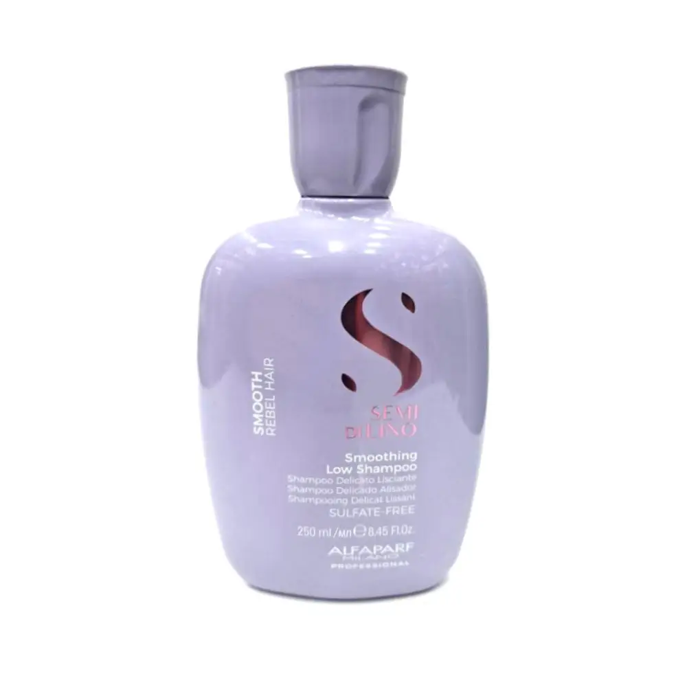 Alfaparf Milano Semi di Lino Smooth Smoothing Low Shampoo sin Sulfatos para Cabello Rebelde 250 ml