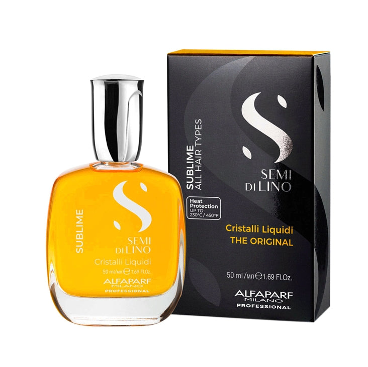 Alfaparf Milano Semi di Lino Sublime Serum iluminador Instantáneo para todo Tipo de Cabello 50 ml
