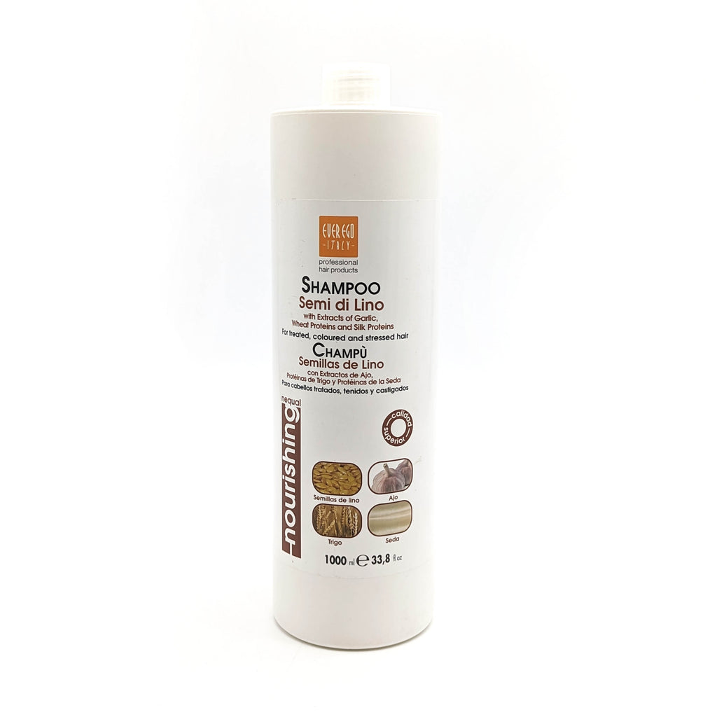 Ever Ego Nequal Champú Nutritivo Semillas de Lino 1000 ml
