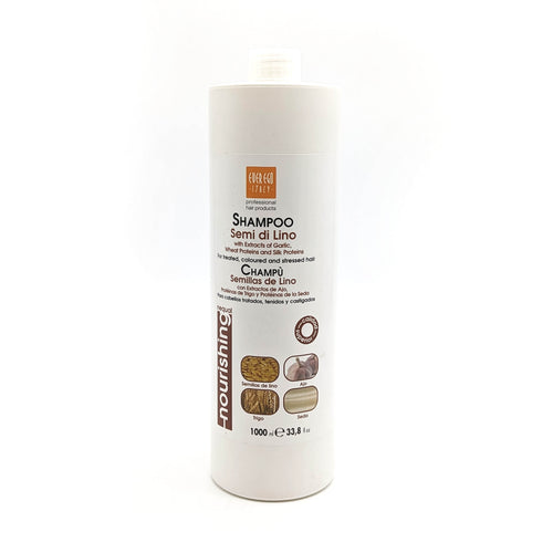Ever Ego Nequal Champú Nutritivo Semillas de Lino 1000 ml