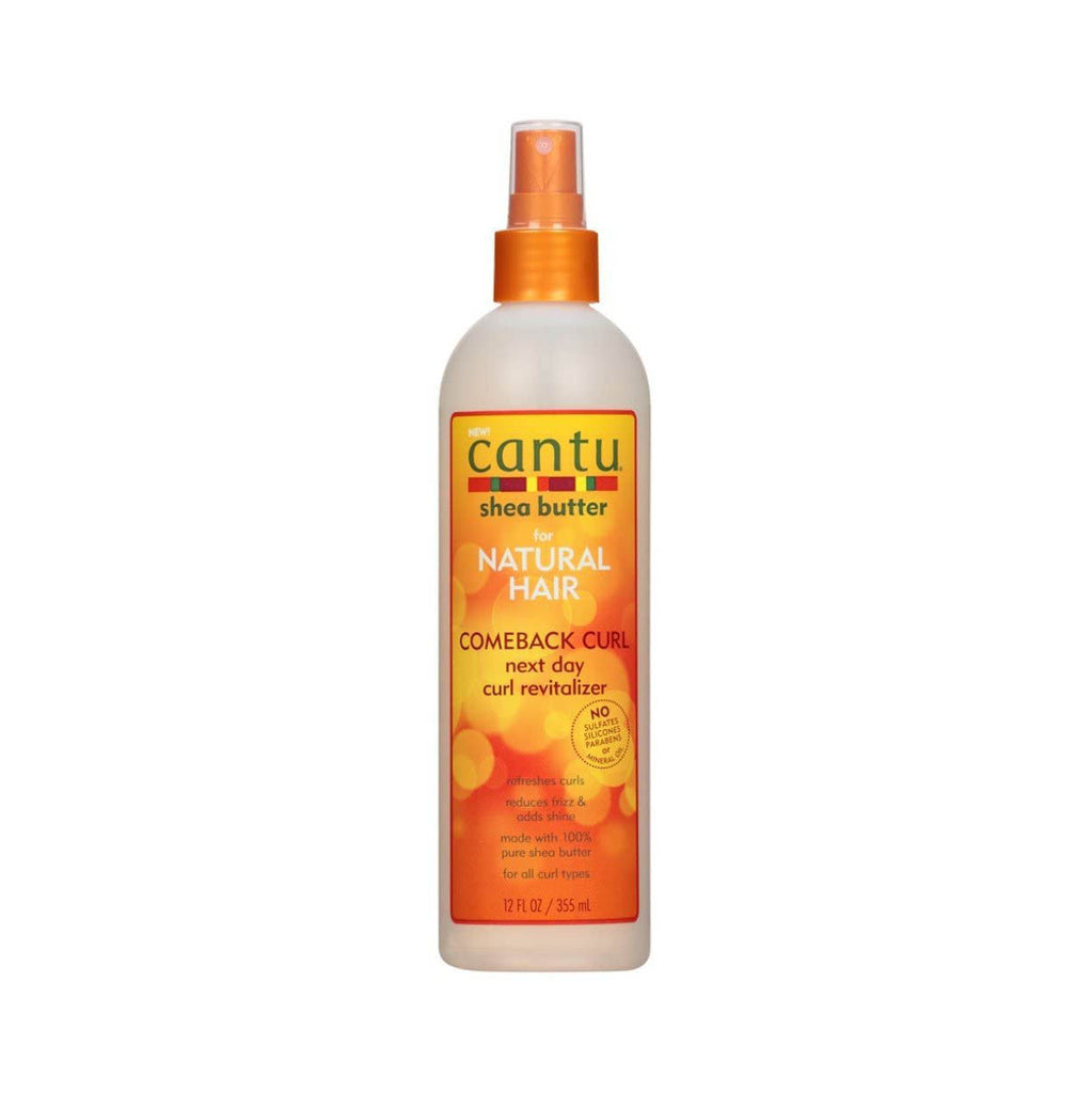 Cantu Shea Butter Comeback Curl Spray Revitalizador de Rizos | con Manteca de Karité | para Cabello Rizado, Crespo y Ondulado 355 ml