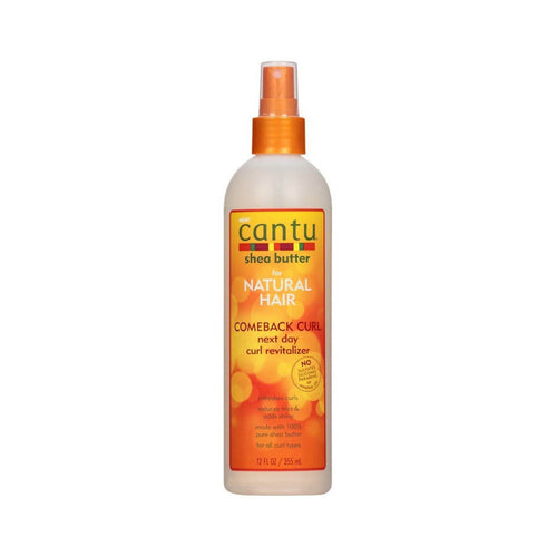 Cantu Shea Butter Comeback Curl Spray Revitalizador de Rizos | con Manteca de Karité | para Cabello Rizado, Crespo y Ondulado 355 ml