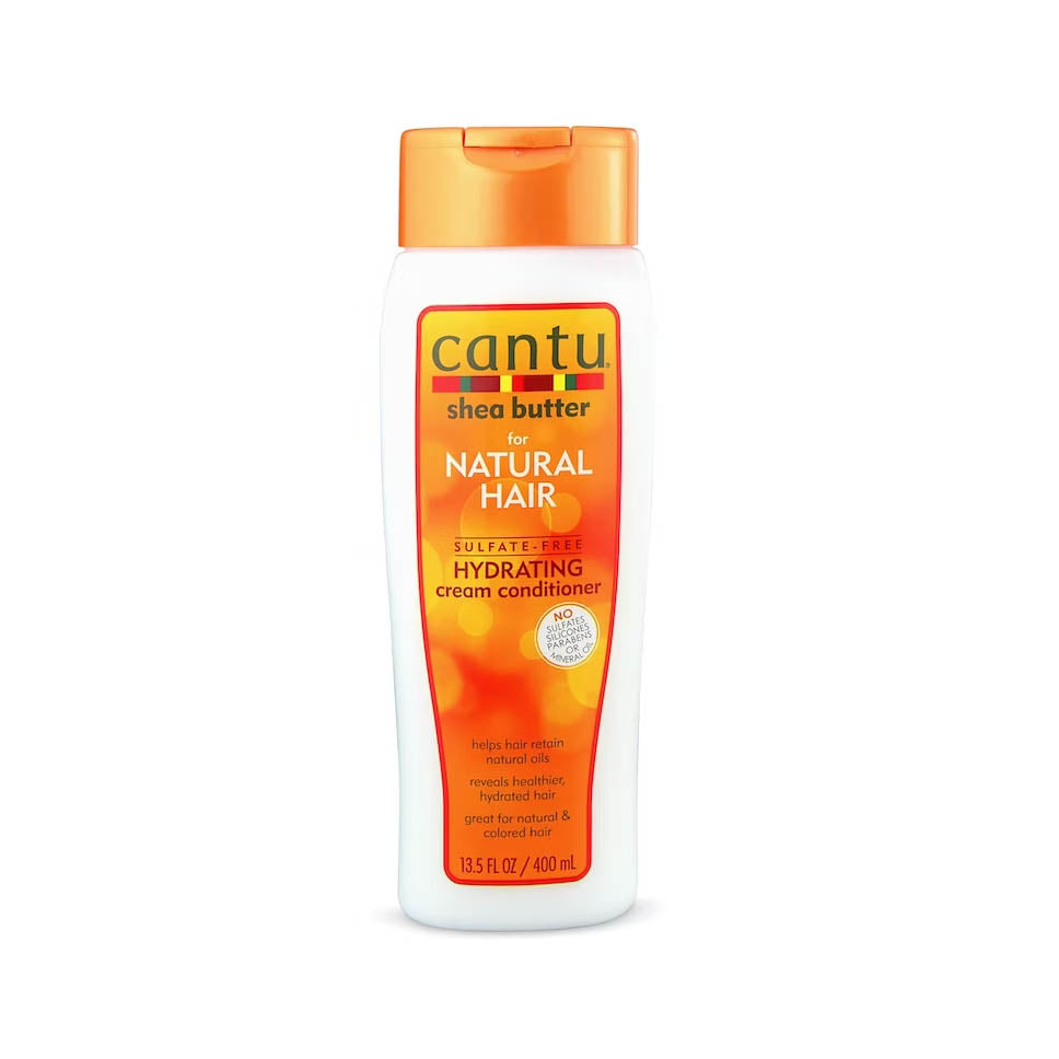 Cantu Shea Butter Hydrating Cream Conditioner Acondicionador en Crema Hidratante sin Sulfatos | con Manteca de Karité | para Cabello Rizado, Crespo o Ondulado 400 ml