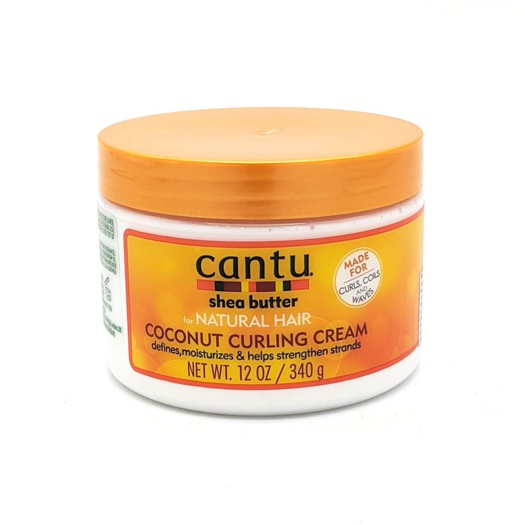 Cantu Shea Butter Coconut Curling Cream Crema Definidora de Rizos | con Manteca de Karité y Coco | para Cabello Rizado, Crespo o Ondulado 340 g