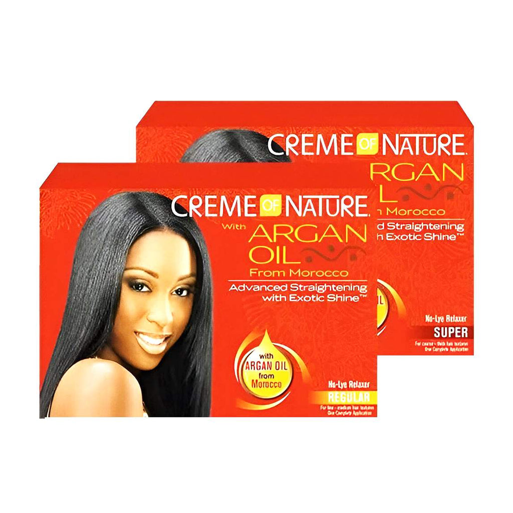 Creme of Nature with Argan Oil From Morocco No-Lye Relaxer Kit Alisador con Aceite de Argán 1 Aplicación
