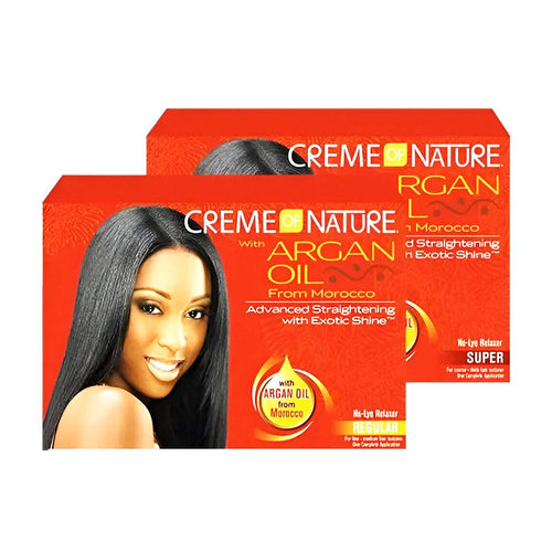 Creme of Nature with Argan Oil From Morocco No-Lye Relaxer Kit Alisador con Aceite de Argán 1 Aplicación
