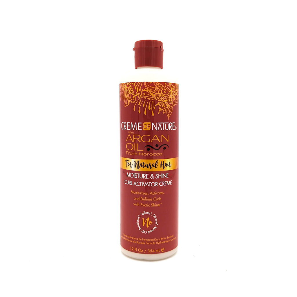 Creme of Nature Argan Oil from Morocco Crema Activadora de Rizos con Aceite de Argán sin Sulfatos 354 ml