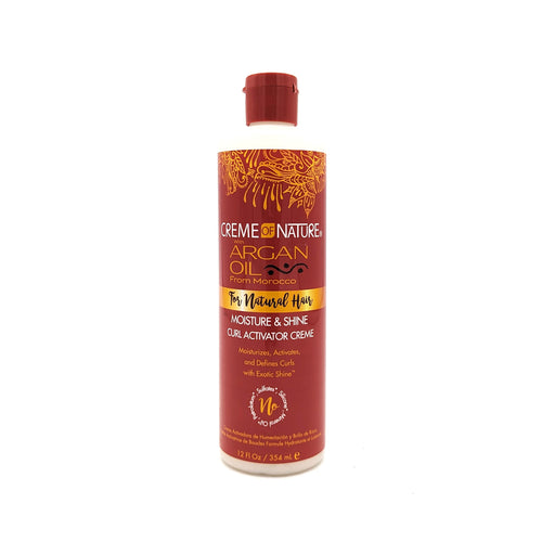 Creme of Nature Argan Oil from Morocco Crema Activadora de Rizos con Aceite de Argán sin Sulfatos 354 ml