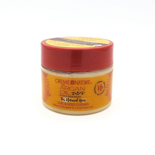 Creme of Nature Argan Oil from Morocco Crema Custard para Rizos y Fijación con Aceite de Argán sin Sulfatos 326 g