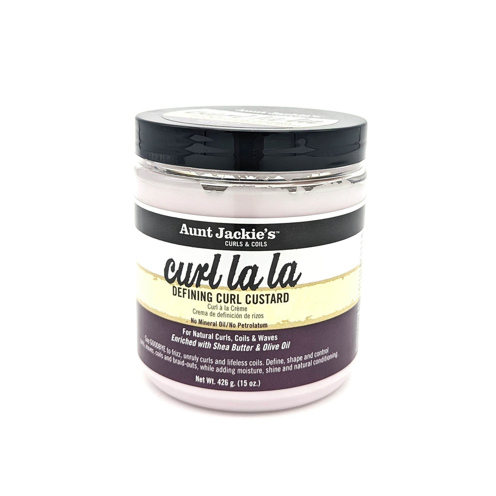 Aunt Jackie's Curl la la Crema de Definición de Rizos | con Manteca de Karité y Aceite de Oliva | 426 g