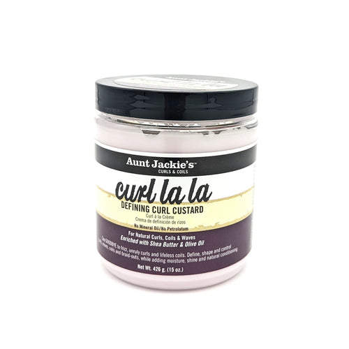 Aunt Jackie's Curl la la Crema de Definición de Rizos | con Manteca de Karité y Aceite de Oliva | 426 g