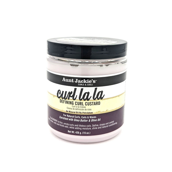 Aunt Jackie's Curl la la Crema de Definición de Rizos | con Manteca de Karité y Aceite de Oliva | 426 g