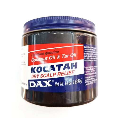 Dax Kocatah Pomada para Alivio del Cuero Cabelludo Seco con Aceite de Coco y Alquitrán