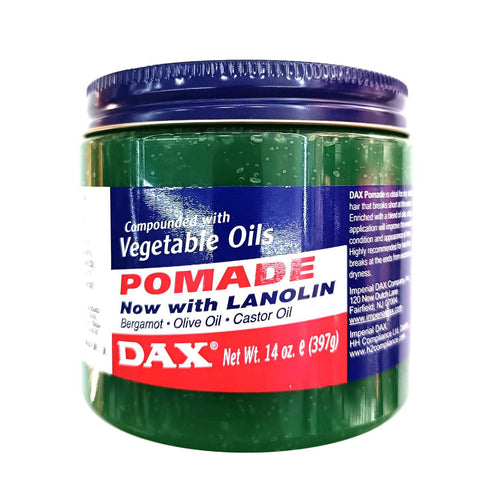 Dax Pomade Vegetable Oils Compuesto con Aeites Vegetales y Lanolina