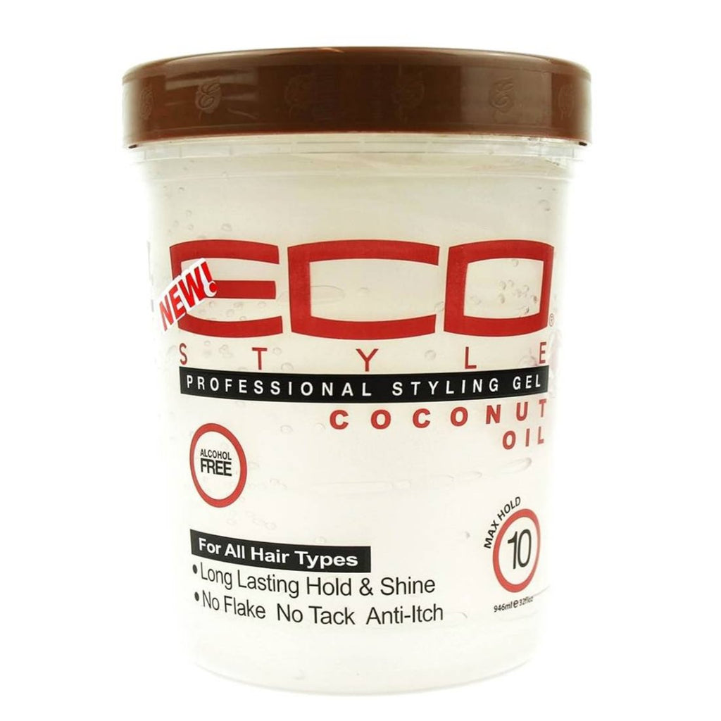 Eco Style Gel Profesional de Aceite Coco para todo tipo de Cabello | sin Alcohol