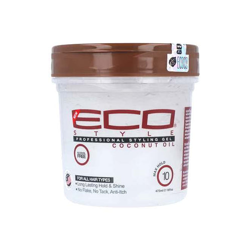 Eco Style Gel Profesional de Aceite Coco para todo tipo de Cabello | sin Alcohol