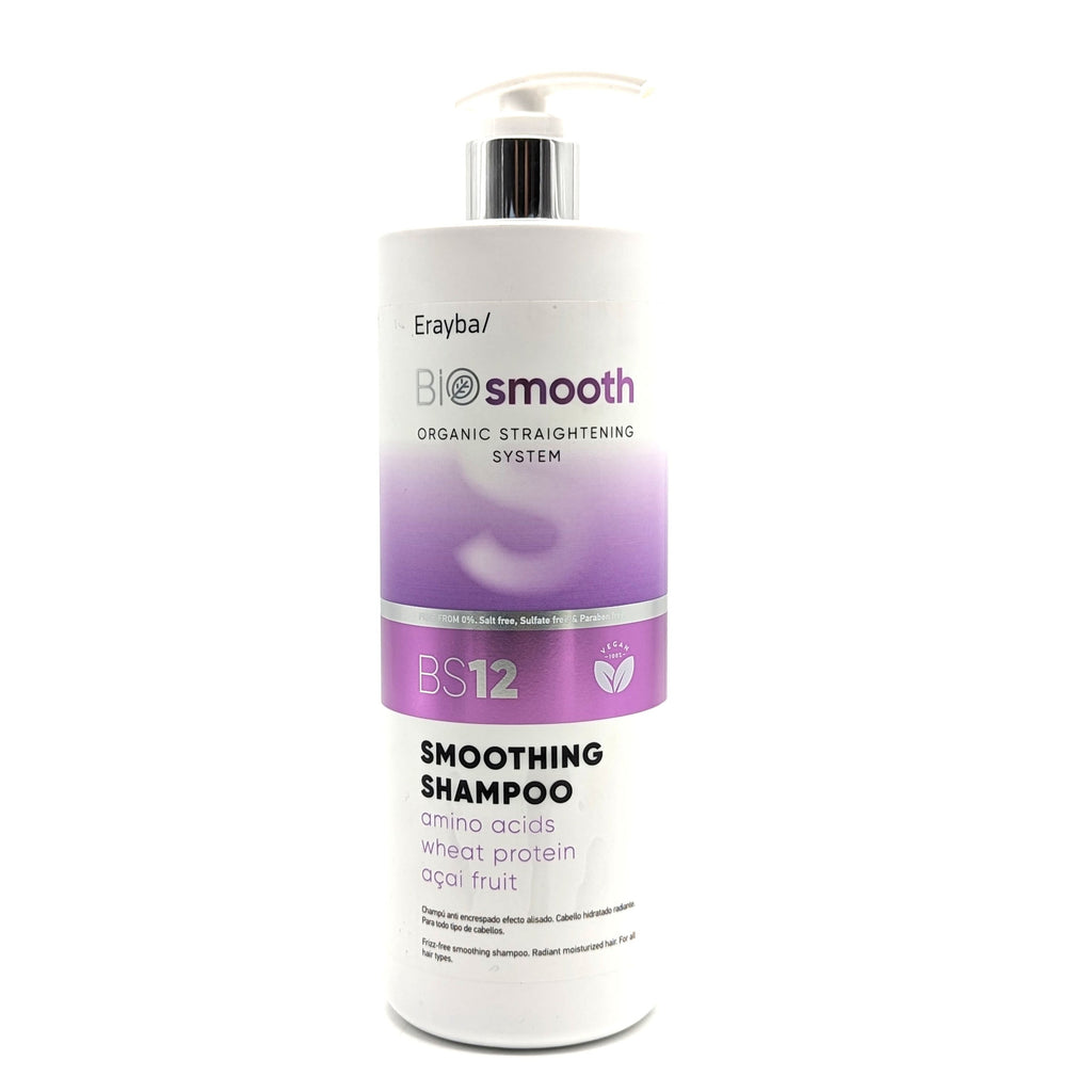Erayba Bio Smooth BS12 Champú Anti Encrespado Efecto Alisado 100% Vegano