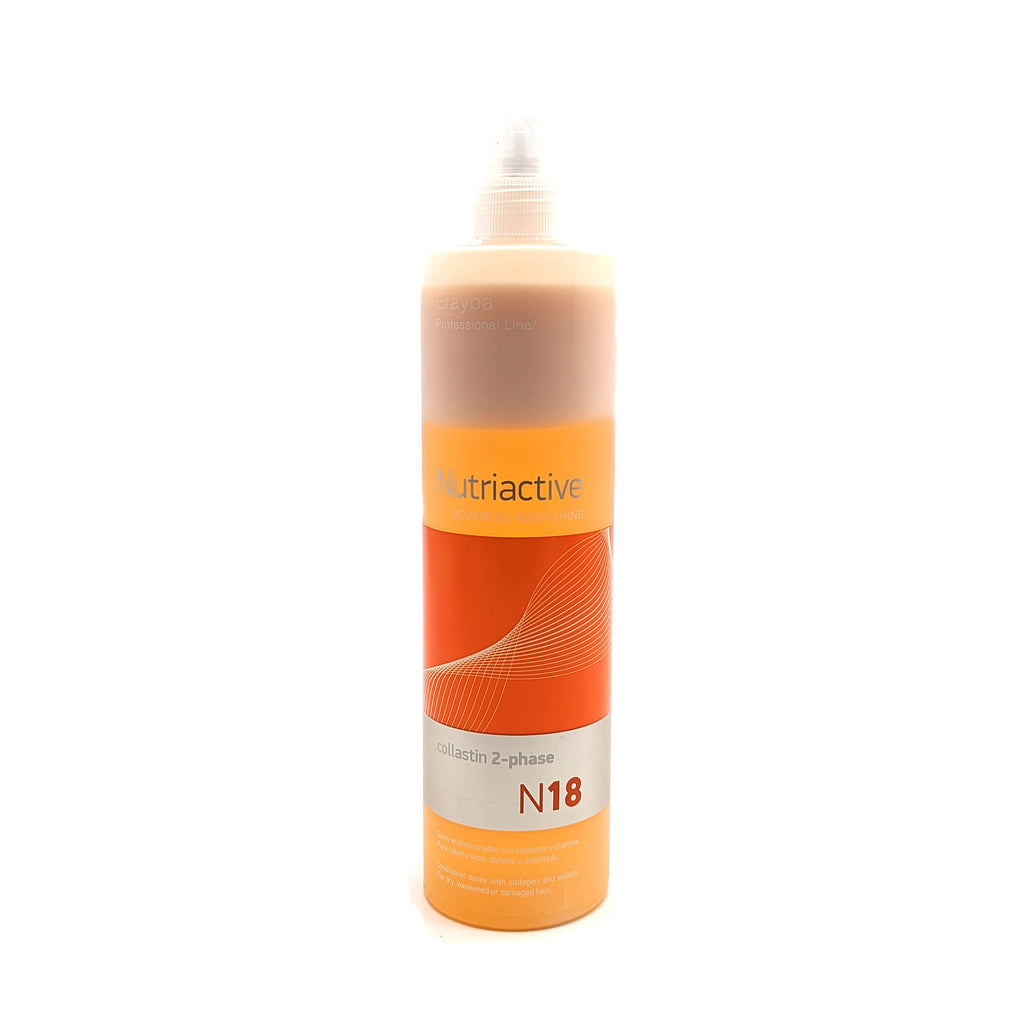 Erayba Nutriactive N18 Espray Acondicionador con Colágeno y Elastina 2-Phase 500 ml