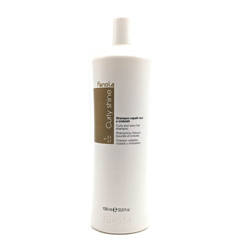 Fanola Curly Shine Champú para Cabellos Rizados y Ondulados 1000 ml