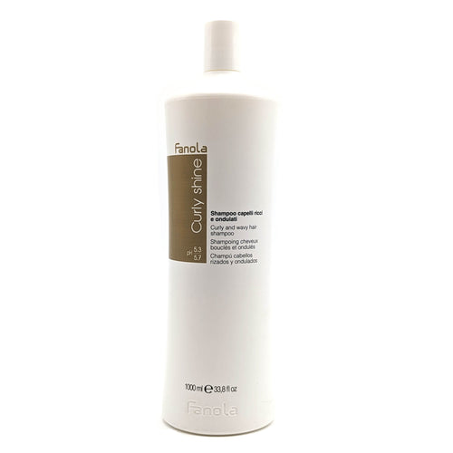 Fanola Curly Shine Champú para Cabellos Rizados y Ondulados 1000 ml