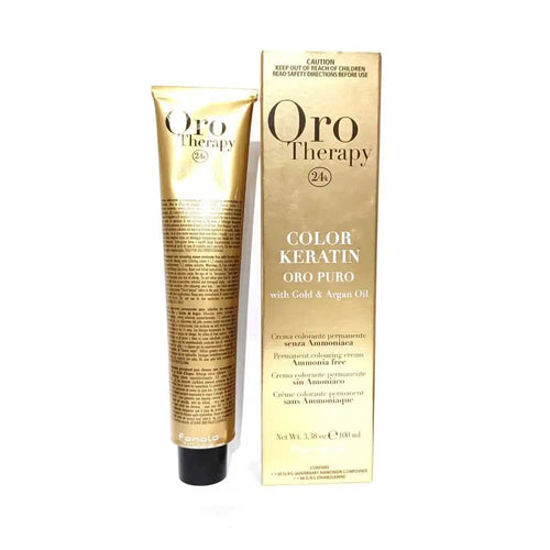 Fanola Oro Therapy Tinte sin Amoniaco | con Aceite de Argan y Keratina | 100 ml