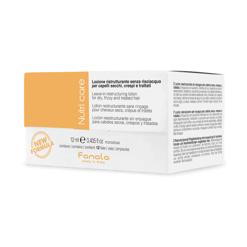 Fanola Nourishing Loción en Ampollas Reestructurante 12 x 12 ml