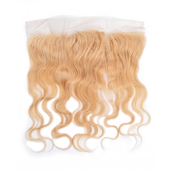Lace Frontal 13x4 Ondulado de Cabello Humano Remy Rubio Claro Dorado | 100 % Natural