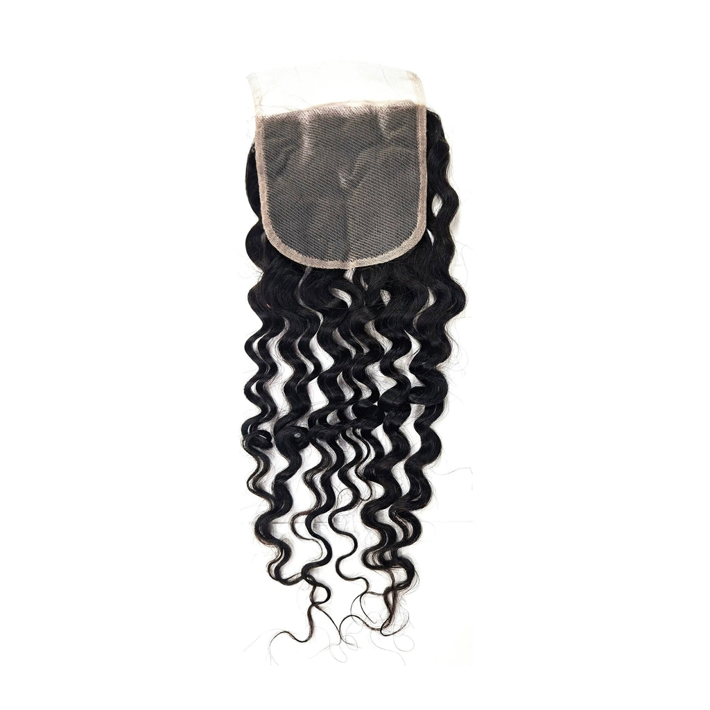 Lace Frontal 4x4 Rizado de Cabello Humano Remy Virgen | 100 % Natural