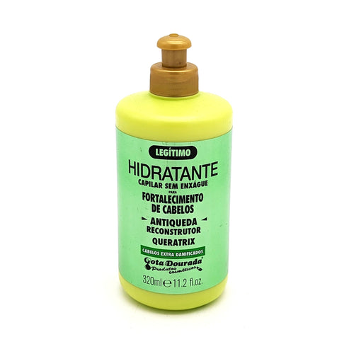 Gota Dourada Queratrix Leave-in Crema de Peinar para Fortalecimiento de Cabellos Extra Dañados 320 ml