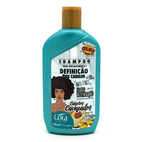 Gota Dourada Super Restauración Champú para Fortalecimiento y Definición de Rizos 430 ml