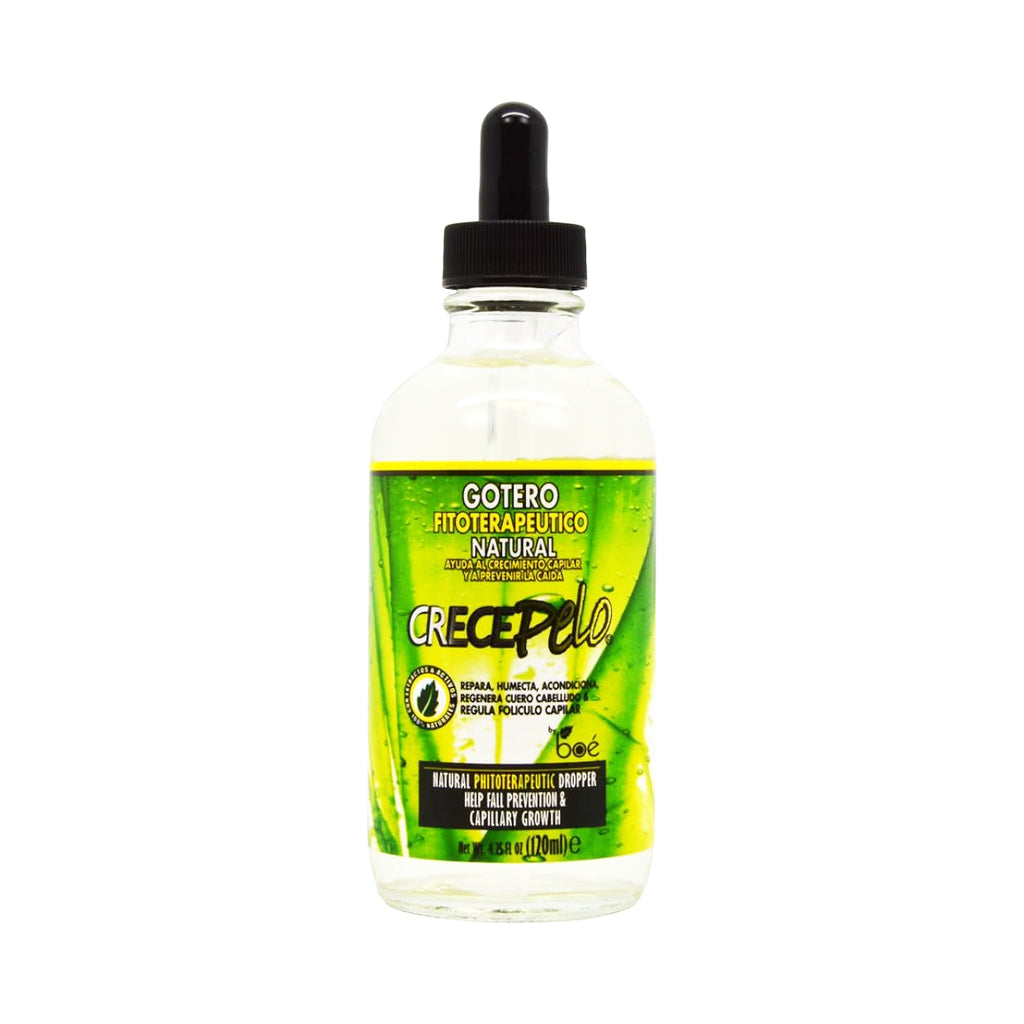 BOÉ Crecepelo Gotero Fitoterapéutico Natural Ayuda al Crecimiento Capilar y a Prevenir la Caída 120 ml