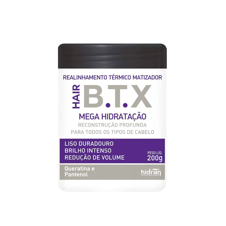 Hidran BTX Tratamiento de Reconstrucción Profunda y Matizador Realineamiento Térmico 200 gr