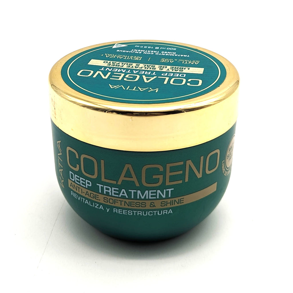 Kativa Colágeno Tratamiento Intensivo Anti-Edad Revitaliza y Reestructura Libre de Sal y Sulfato 500 ml