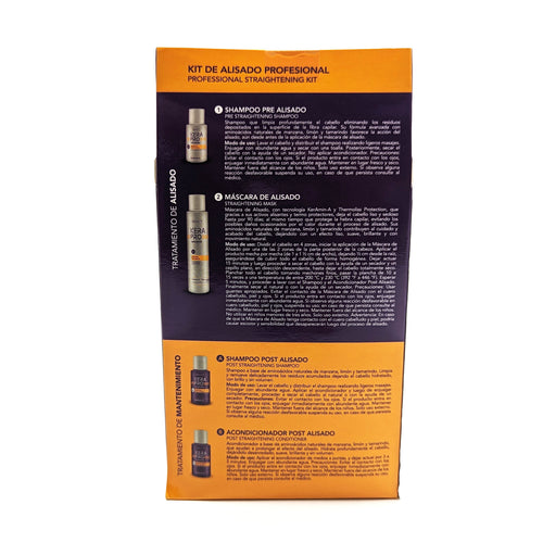 BMT Kerapro Advanced Kit de Alisado Profesional | con Alpha Keratina, Aminoácidos y Termo Protector | Cabello Liso y Sedoso por 90 Días