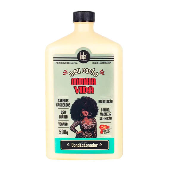 Lola Comsetics Meu Cacho Minha Vida Acondicionador Vegano para Cabellos Rizados 500 g