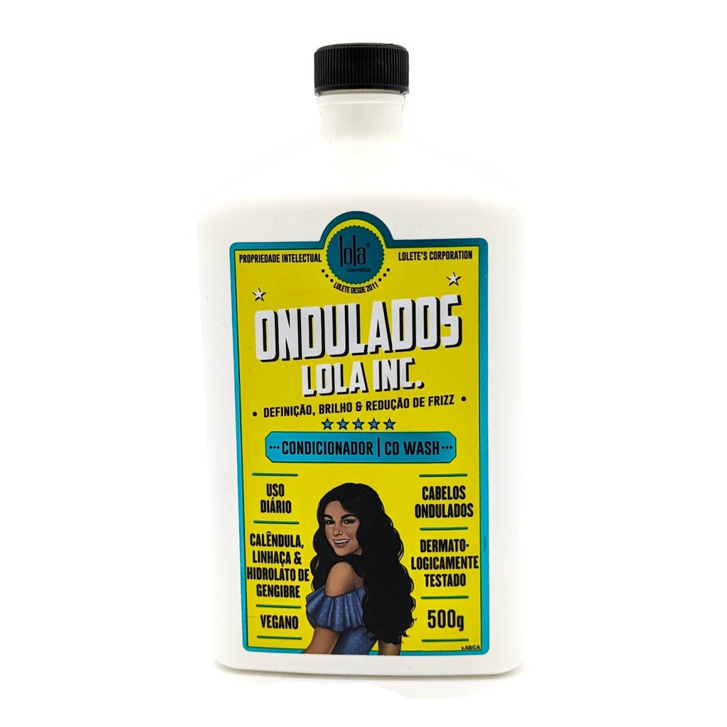 Lola Comsetics Ondulados Lola Inc. Acondicionador Co Wash Vegano para Cabellos Ondulados | con Extracto de Linaza, Caléndula e Hidrolato de Jengibre | 500 ml