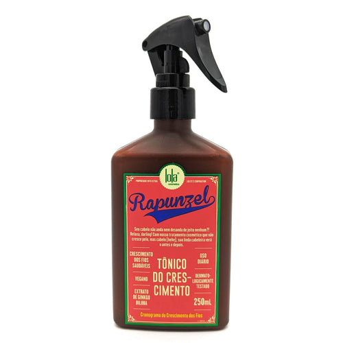 Lola Cosmetics Rapunzel Spray Tónico de Crecimiento Vegano | con Extracto de Ginkgo Biloba | 250 ml