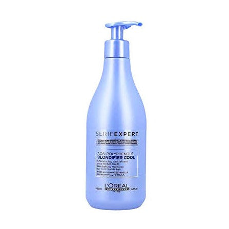 L'Oreal Blondifier Cool Champú Neutralizante para Cabello Rubio Frío 500 ml
