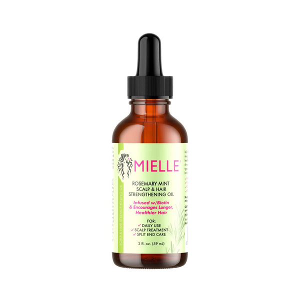 Mielle Rosemary Mint Scalp & Hair Strengthening Oil Gotero Fortalecedor Infundido con Biotina 59 ml