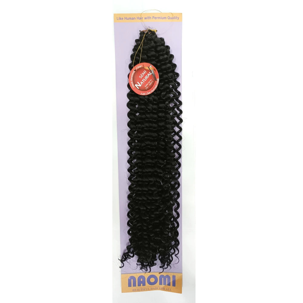 Extensiones Crochet Afro Water Naomi – Fibra Sintética Premium Efecto Natural