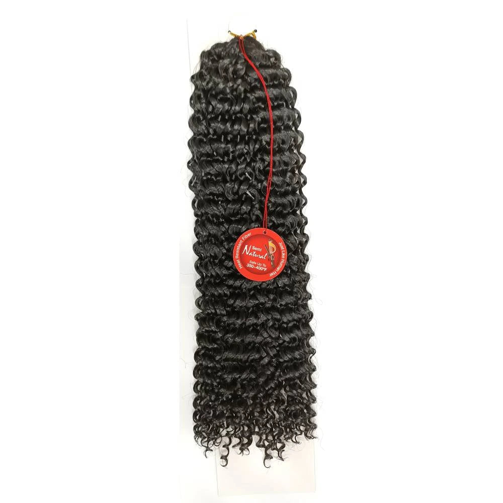 Extensión Crochet Afro Tresse Curly 18" NAOMI - Fibra Sintética Resistente al Calor