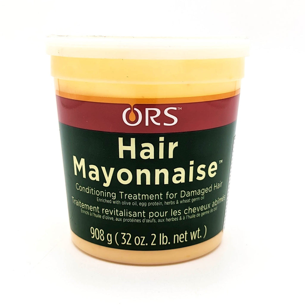 ORS Hair Mayonnaise Tratamiento Acondicionador | con Aceite de Oliva, Proteína de Huevo, Hierbas y Aceite de Germen de Trigo | para Cabello Dañado 908 g