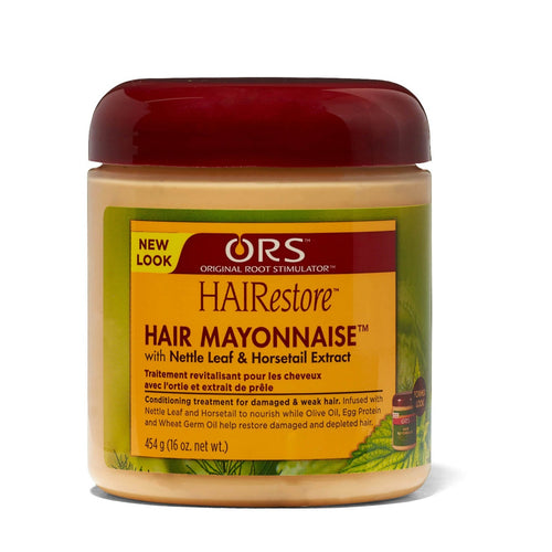 ORS HAIRestore Hair Mayonnaise Tratamiento Acondicionador | Infundido con Hoja de Ortiga y Cola de Caballo | para Cabello Dañado y Débil