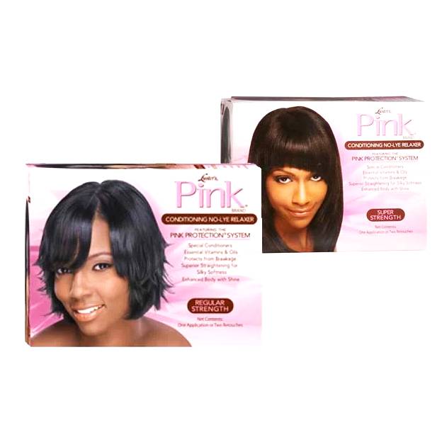 Luster's Pink Conditioning No-Lye Relaxer Kit Alisador sin Lejía con Sistema de Protección Pink 1 Aplicación